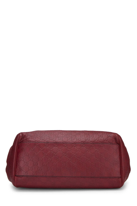 Burgundy Guccissima Emily Chain Tote , , large image number 6