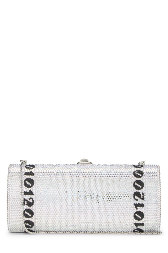 Silver Crystal Minaudiere, , large image number 3