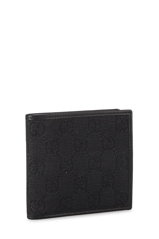 Black GG Canvas Bifold Wallet, , large image number 1