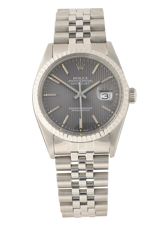 Stainless Steel Tapestry Dial Datejust 16030 36mm, , large image number 0