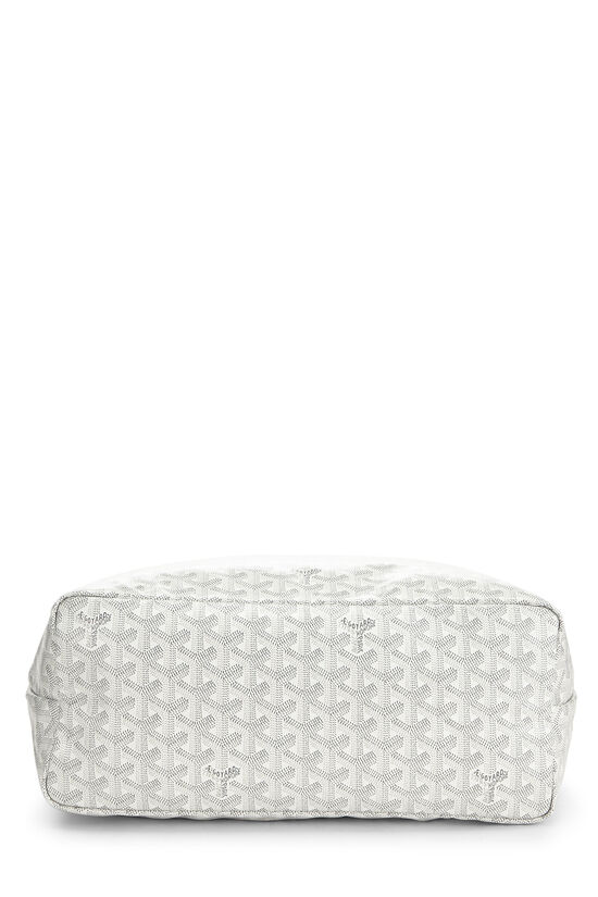 White Goyardine Canvas Saint-Louis PM QEB05U0LWF061 | WGACA 