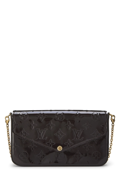 Louis Vuitton Amarante Monogram Vernis Pochette Felicie