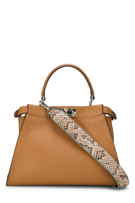 Brown Leather Peekaboo Medium, , large image number 3