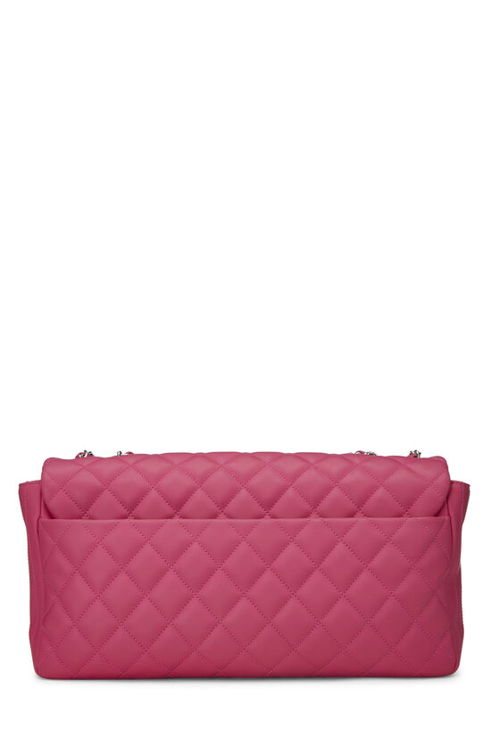 Chanel Bag Jumbo Double Flap Quilted Hot Pink Fuchsia Sueded