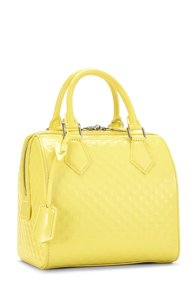 Yellow Damier Facette Speedy Cube PM, , large