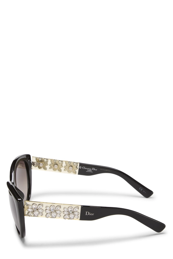 Black Acetate Dior Mystere Sunglasses, , large image number 2
