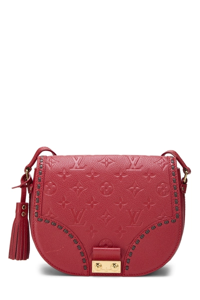 Louis Vuitton Red Empreinte Junot Crossbody