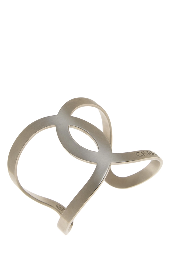 Silver 'CC' Cuff, , large image number 0