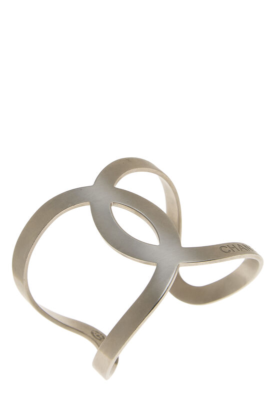 Silver 'CC' Cuff, , large image number 0