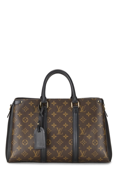 Louis Vuitton Black Monogram Canvas Soufflot MM NM