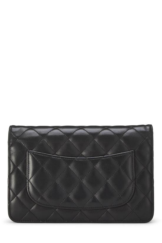 Black Calfskin Classic Quilted Wallet on Chain (WOC), , large image number 3