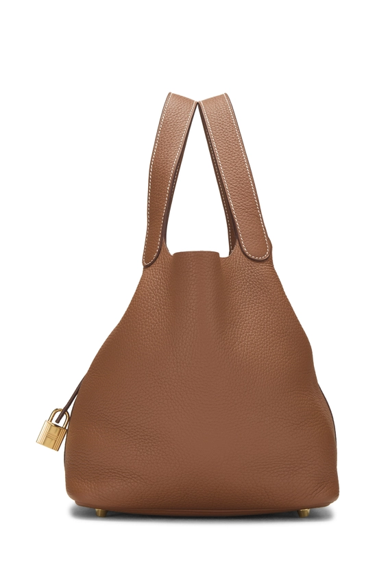 Gold Clemence Picotin Lock 22, , large image number 2