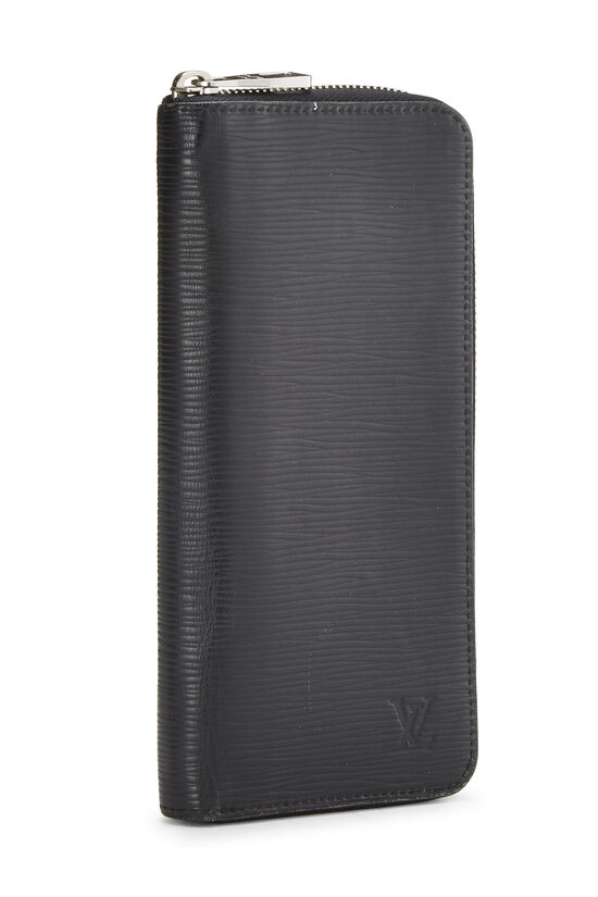 Black Epi Zippy Vertical Wallet , , large image number 1