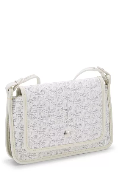 White Goyardine Canvas Plumet, , large