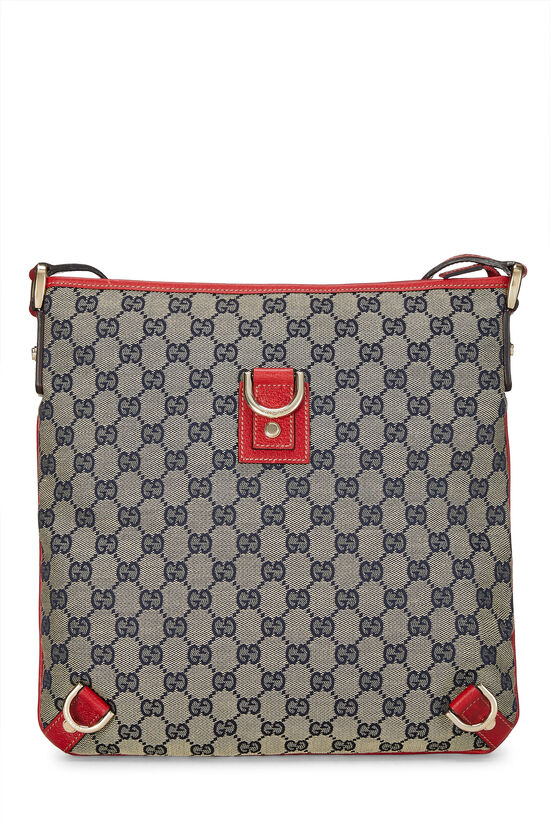 Red Original GG Canvas Abbey Messenger, , large image number 0