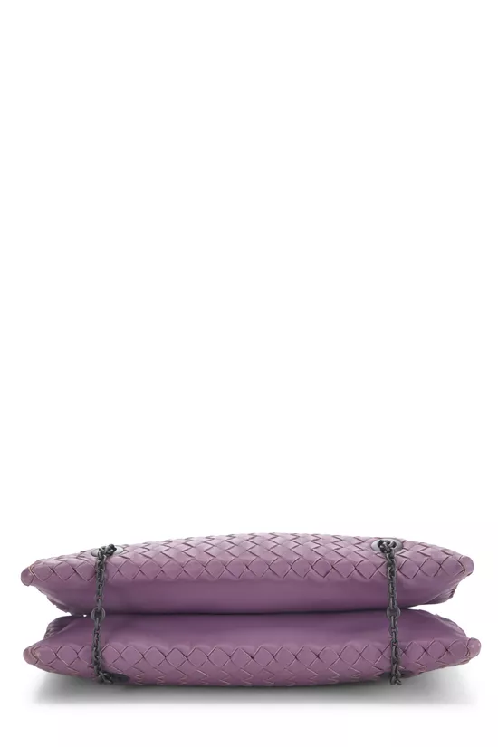 Purple Intrecciato Duo Chain Bag, , large image number 4