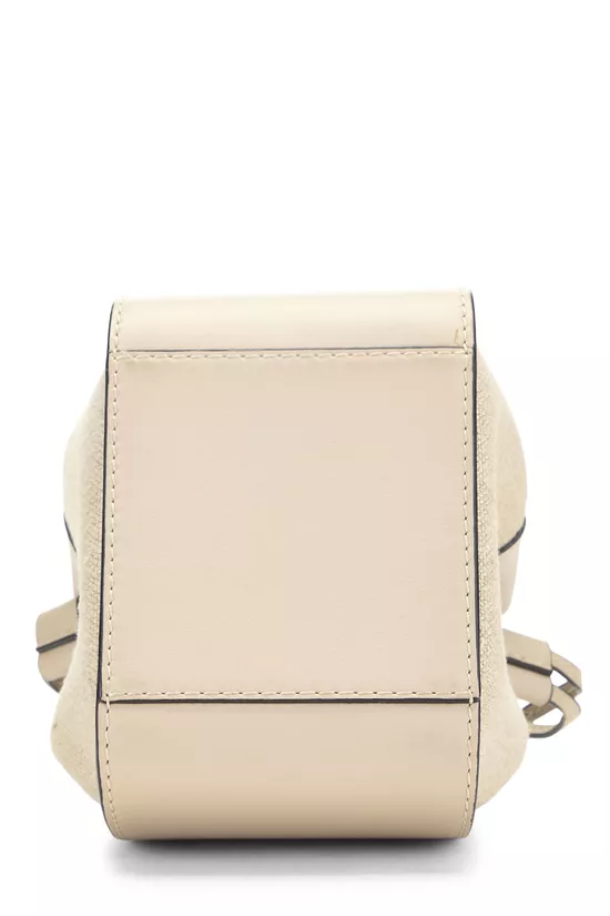 Grey Canvas Hammock Drawstring Bag Mini, , large image number 4