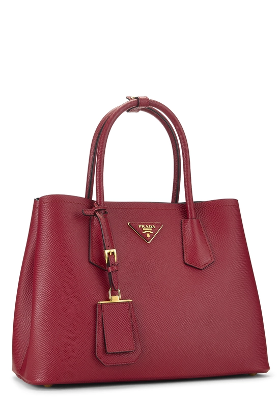 Red Saffiano Double Bag Small, , large image number 1