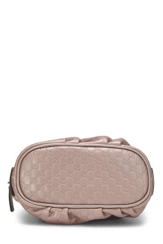 Pink Microguccissima Cosmetic Pouch, , large image number 4