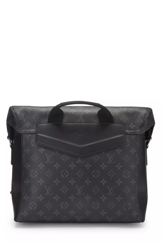 Black Monogram Eclipse Voyager Messenger MM, , large image number 3