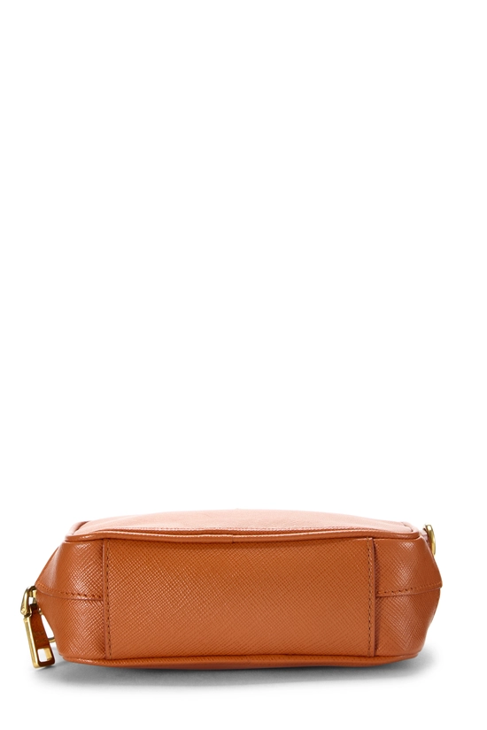 Orange Saffiano Leather Camera Bag Mini, , large image number 4