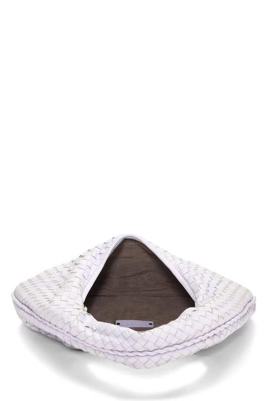 Purple Intrecciato Veneta Hobo Medium, , large image number 5