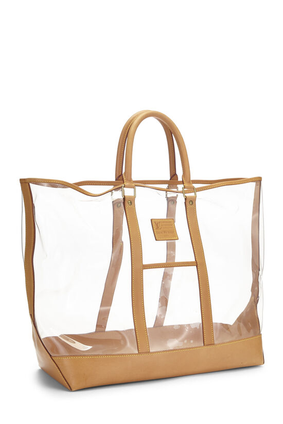 Louis Vuitton, Bags, Louis Vuitton Bag Isaac Mizrahi X Leather Ln4 Clear Vinyl  Tote