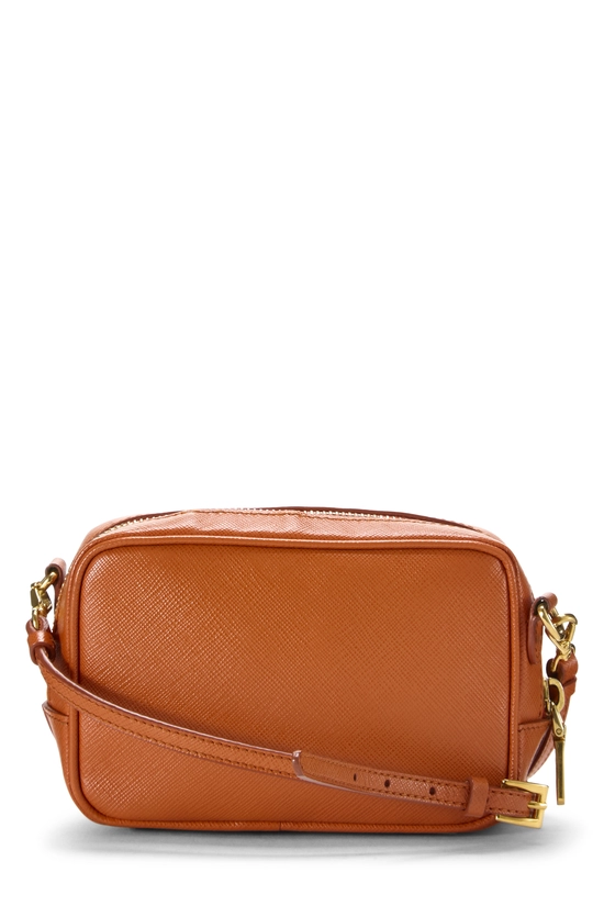 Orange Saffiano Leather Camera Bag Mini, , large image number 3