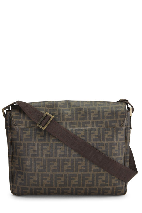 Brown Zucca Coated Canvas Messenger Large, , large image number 3