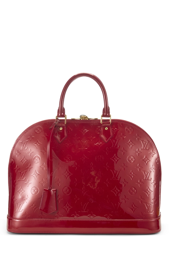Pomme D'Amour Monogram Vernis Alma GM NM, , large image number 0