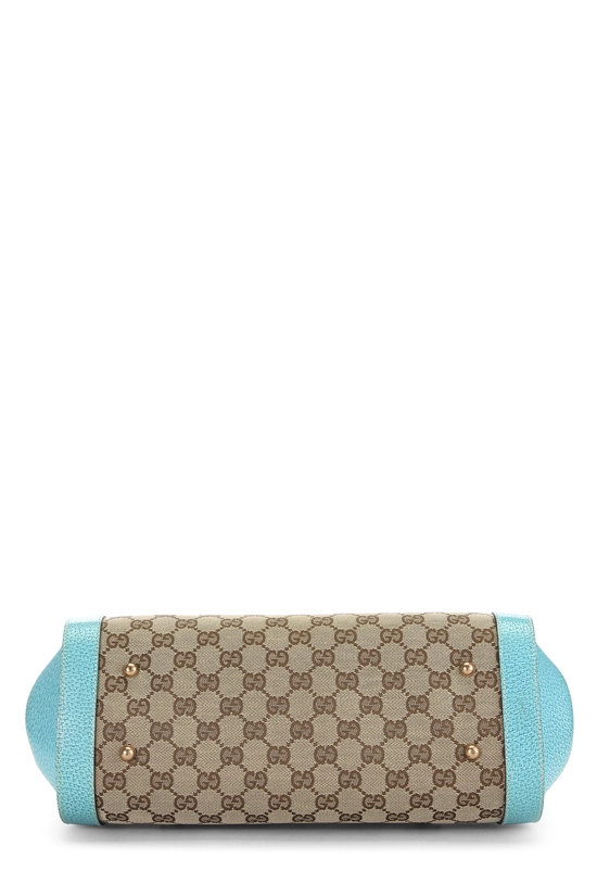 Blue Original GG Canvas Bullet Bag, , large image number 4