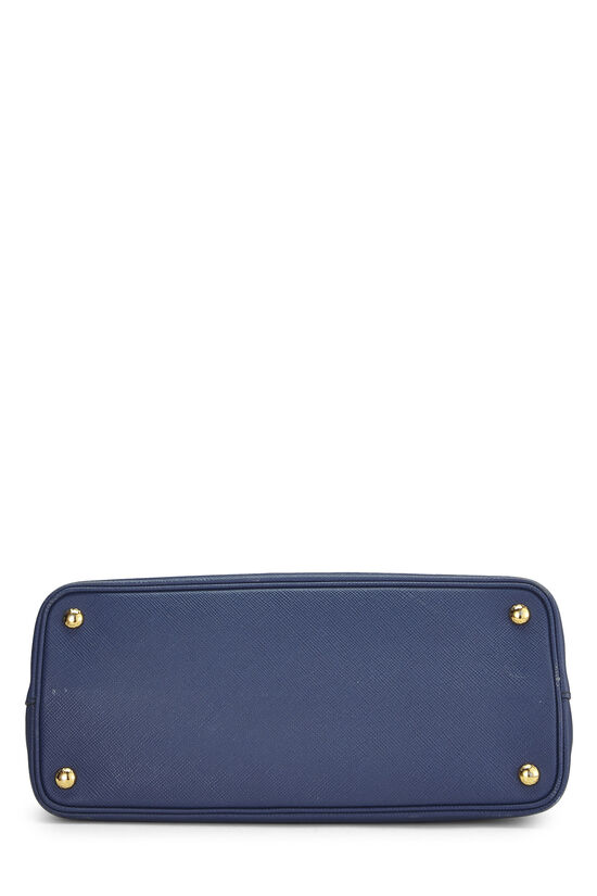 Blue Saffiano Leather Double Tote Medium, , large image number 4