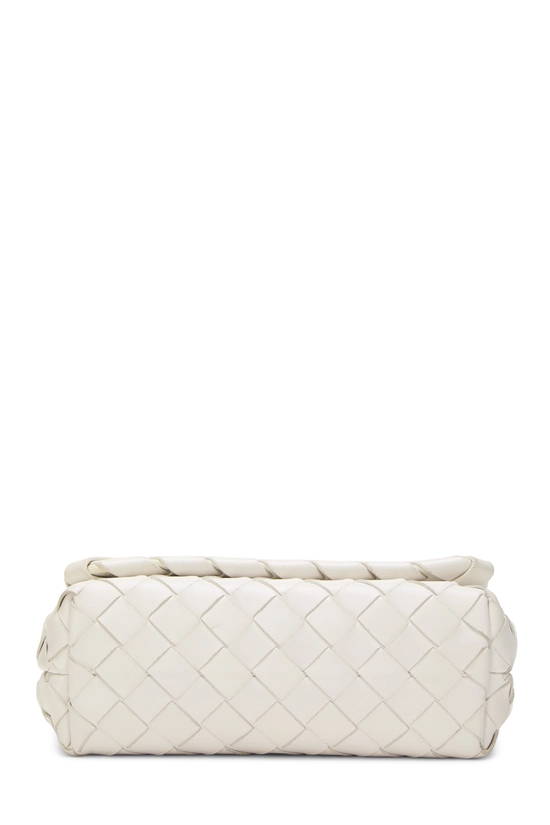 White Intrecciato Leather New Olympia Shoulder Bag Mini, , large image number 4