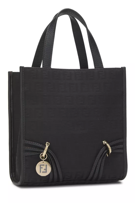 Black Zucchino Canvas Handbag Mini, , large image number 1