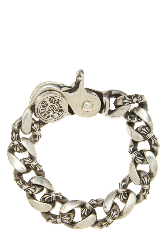 Sterling Silver Fancy Link Bracelet, , large image number 1