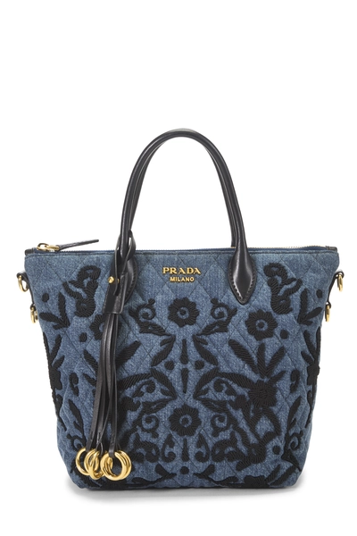 Blue Denim Corsaire Convertible Handbag