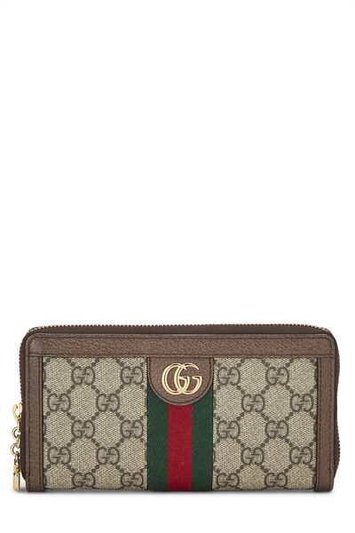 Original GG Supreme Canvas Ophidia Zip Wallet