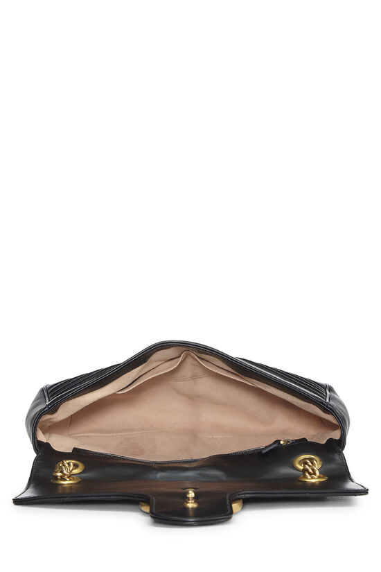 Black Leather Marmont Shoulder Bag Small, , large image number 5