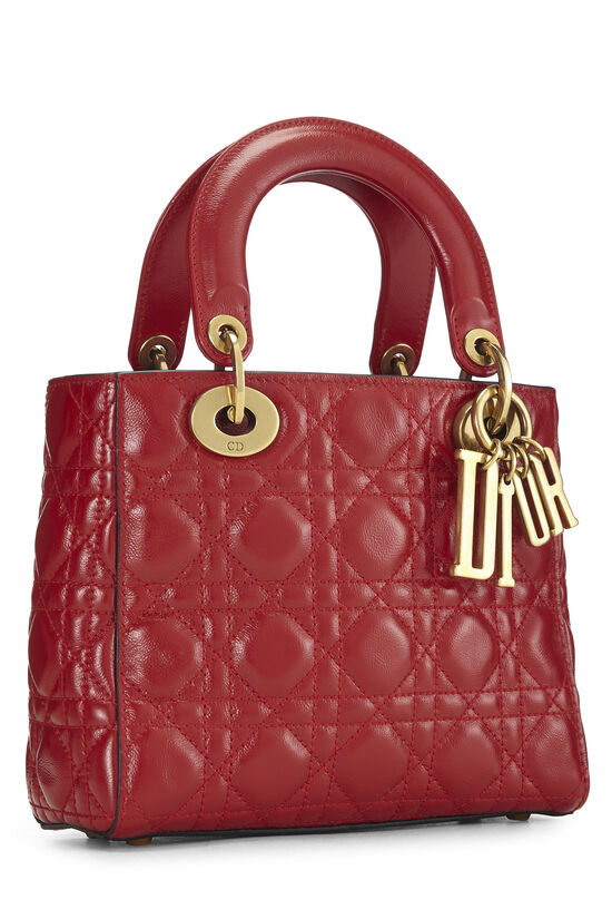 Red Calfskin My Lady Dior Lucky Charm Small, , large image number 1