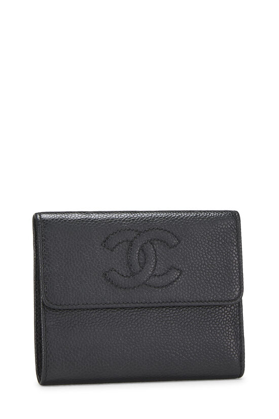 Black Caviar Timeless 'CC' Compact Wallet, , large image number 1