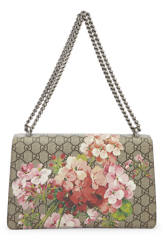 Pink GG Blooms Supreme Canvas Dionysus Shoulder Bag Small, , large image number 3