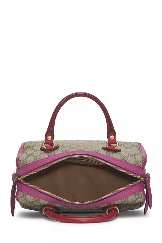 Multicolor GG Supreme Canvas Boston Handbag, , large image number 5