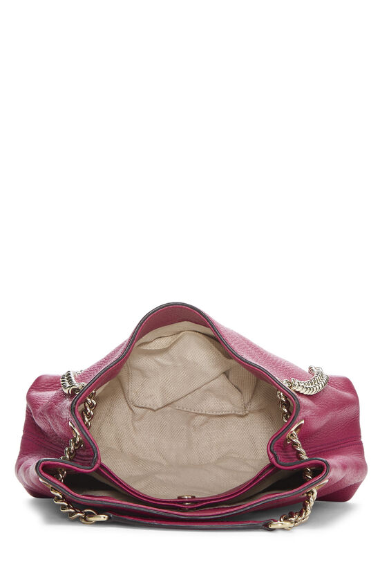 Purple Leather Soho Chain Tote, , large image number 5