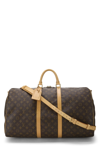 Monogram Canvas Keepall Bandouliere 55