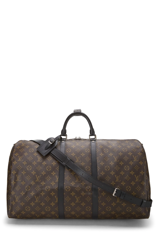 Monogram Macassar Keepall Bandouliere 50, , large image number 0