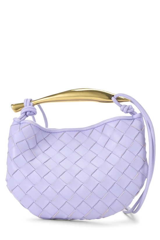 Purple Intrecciato Sardine Bag Mini, , large image number 0