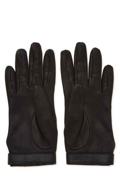 Black Lambskin Gloves, , large