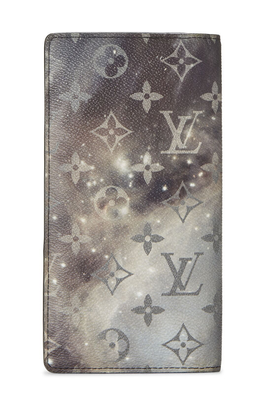 Black Monogram Galaxy Brazza Wallet, , large image number 2
