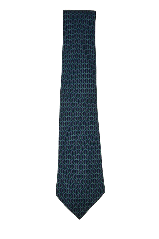 Navy Silk Tie, , large image number 0
