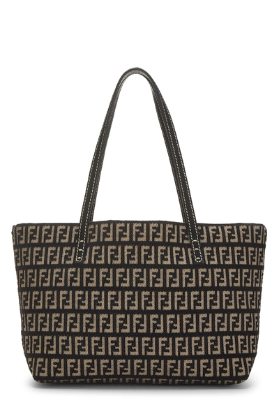 Black Zucca Velour Tote Mini